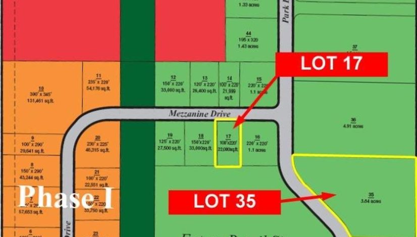 Cascada Business Park Lot 17 – COMMERCIAL LOTS AVAILABLE!